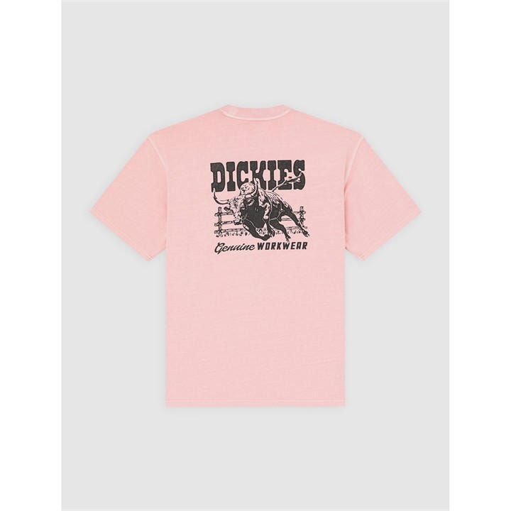 Dickies Men's Pink Buchtell Tee