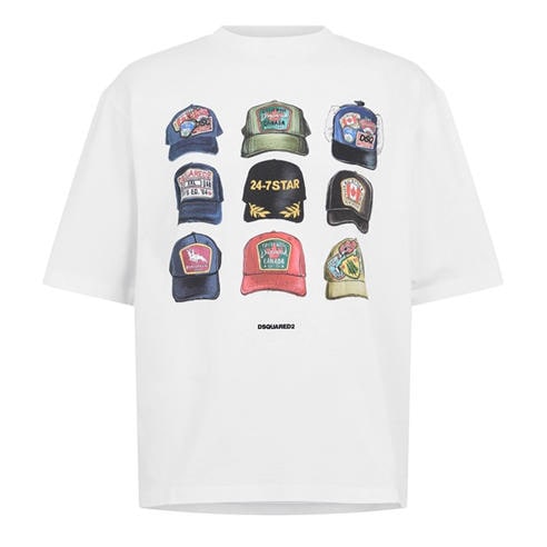 DSQUARED2 - Men's DSQ Cap Oversized T-Shirt