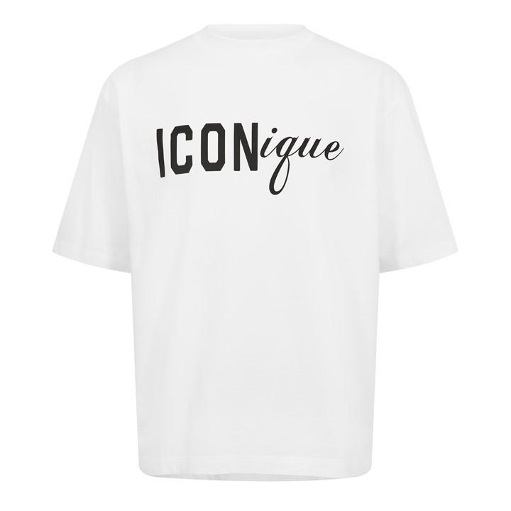 Dsquared2 Men's White Dsq Iconique Tee Sn62