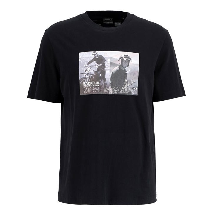 Barbour International Men's Black Hellen T-Shirt