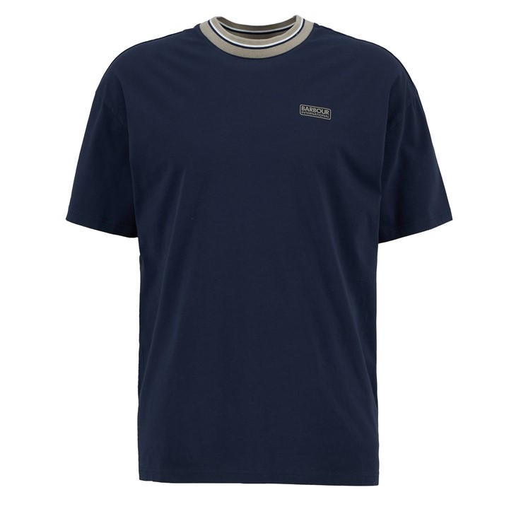 Barbour International Men's Blue B.int Taley Tipped T Sn63
