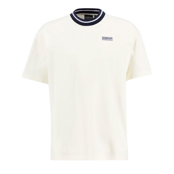 Barbour International Men's Cream B.int Taley Tipped T Sn63