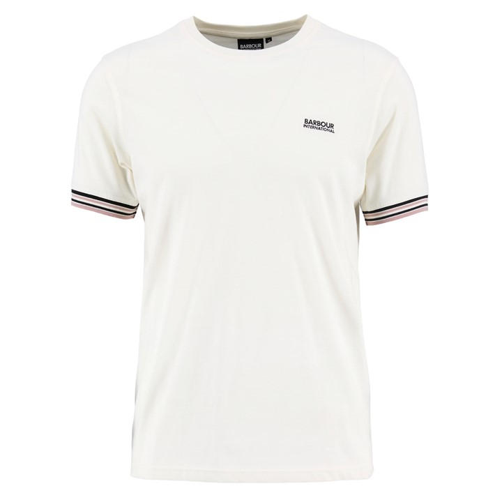 Barbour International Men's Cream B.int Burnwood Tee Sn63
