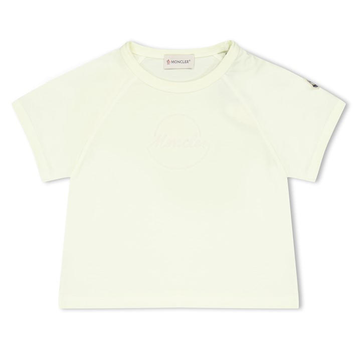 Moncler Girls Yellow Kids' T-Shirt