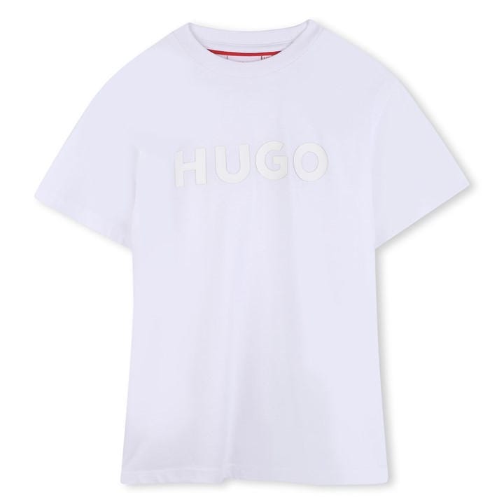 Hugo Boys White Ss T Shirt Jn63