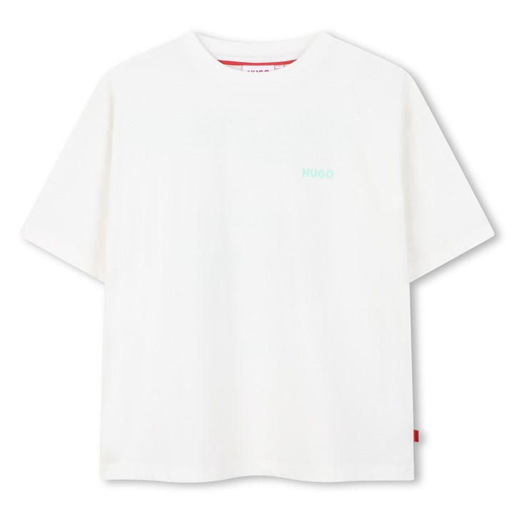 Hugo Boys White Ss T Shirt Jn63