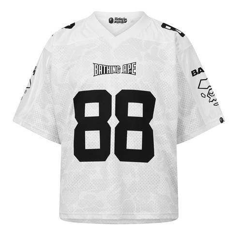 A BATHING APE - Bape Football Jersey Sn62