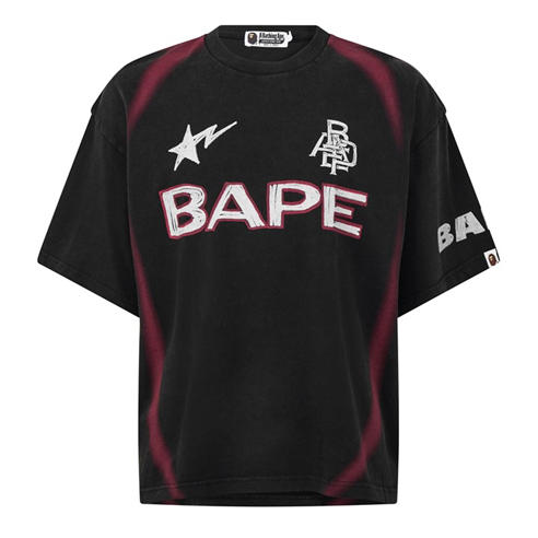 A BATHING APE - Bape Football Jersey Sn62