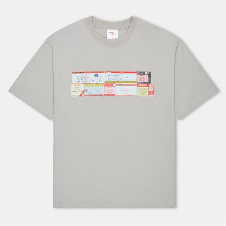 A-COLD-WALL Mens X Arsenal FC Turnstile T-Shirt – Grey