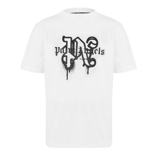 Black Black - PALM ANGELS - Men's Ny Mono T-Shirt