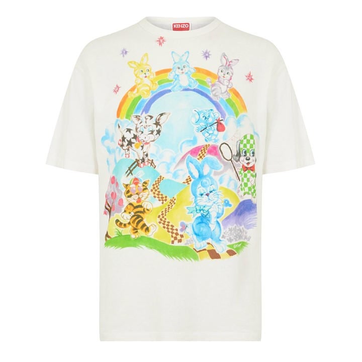 Kenzo Men's White T-Shirt - S