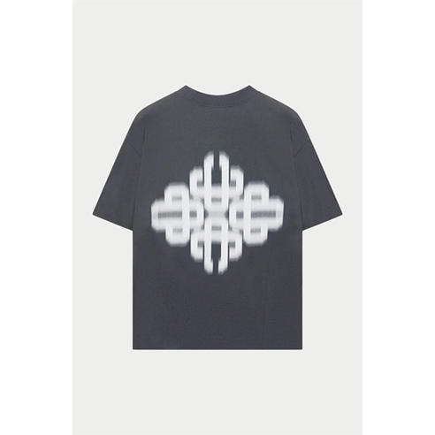 THE COUTURE CLUB - Men's Blurred Oversized Fit Oversized T-Shirt