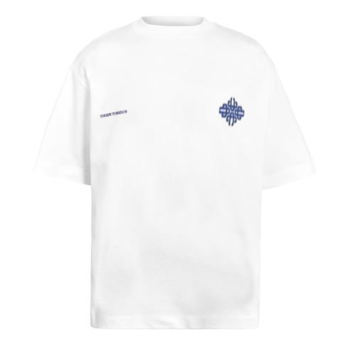 THE COUTURE CLUB - Men's Blurred Oversized Fit Oversized T-Shirt