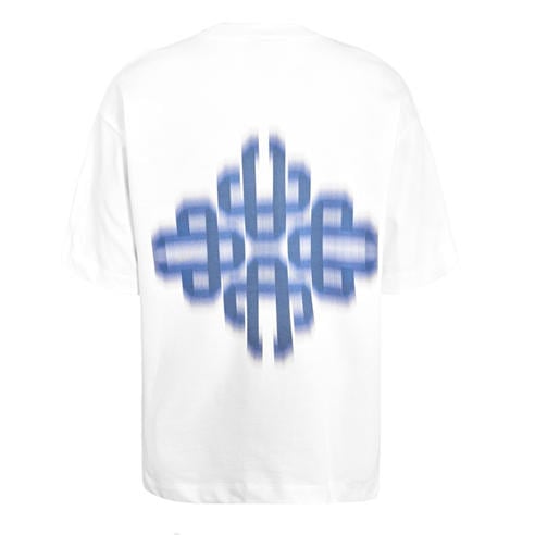 THE COUTURE CLUB - Men's Blurred Oversized Fit Oversized T-Shirt