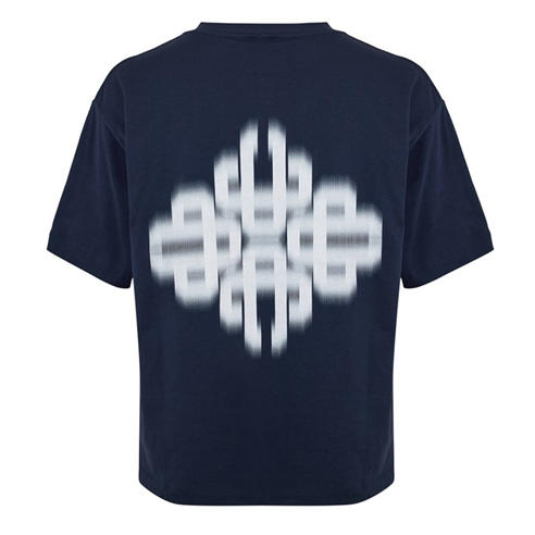 THE COUTURE CLUB - Men's Blurred Oversized Fit Oversized T-Shirt