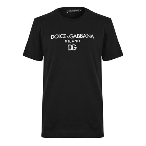 DOLCE AND GABBANA - Men's Logo Milano T-Shirt