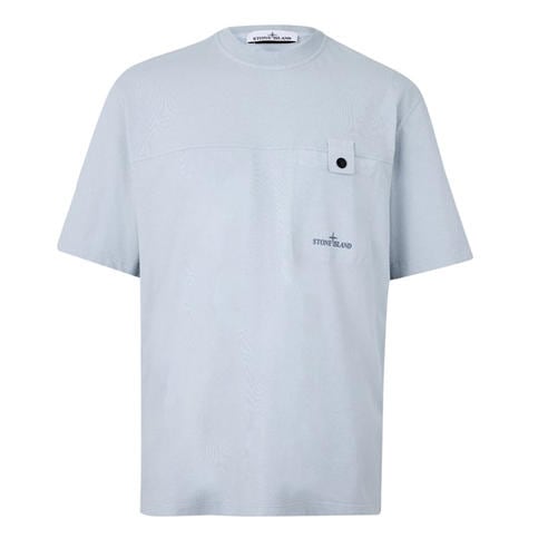 STONE ISLAND - Men's GD Pocket Cotton Short-Sleeve T-Shirt