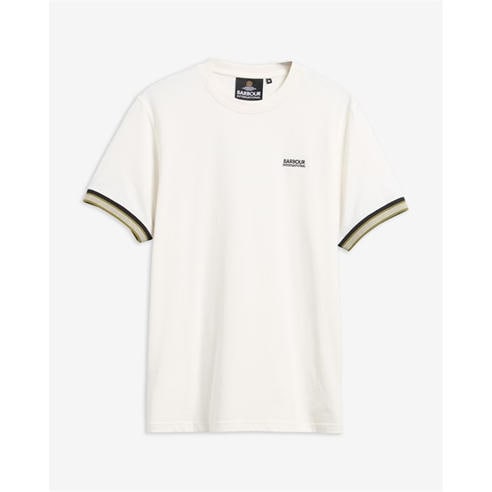 Barbour International - Men's Newport Tipped Cotton Short-Sleeve Crew-Neck T-Shirt