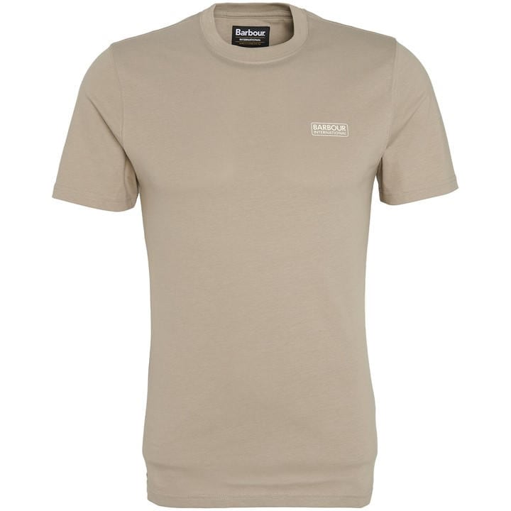 Barbour International Men's Beige Small Logo T-Shirt - M