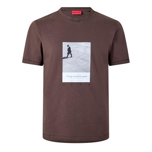 Hugo - Mens HUGO Art Graphic Short Sleeve T-Shirt (Devro)