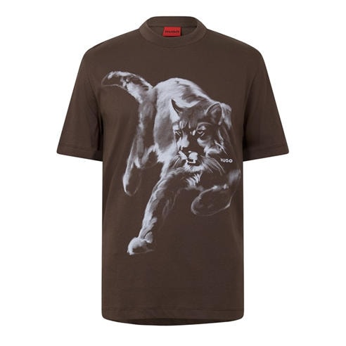 Hugo - Men's Daffilo Graphic Cotton T-Shirt