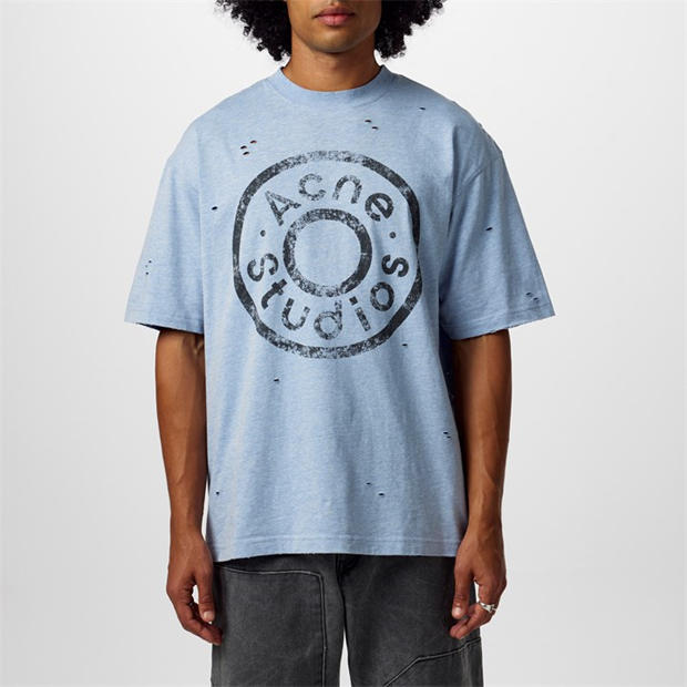 ACNE STUDIOS Button T-Shirt,All Products : American Fashion Style Bags On Sale