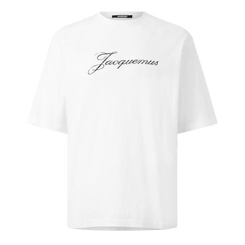 JACQUEMUS - Men's Script Cotton T-Shirt