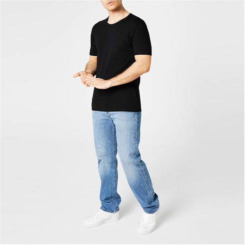 Boss - Mens BOSS Bodywear 3 Pack Premium Cotton T-Shirts - Crew Neck