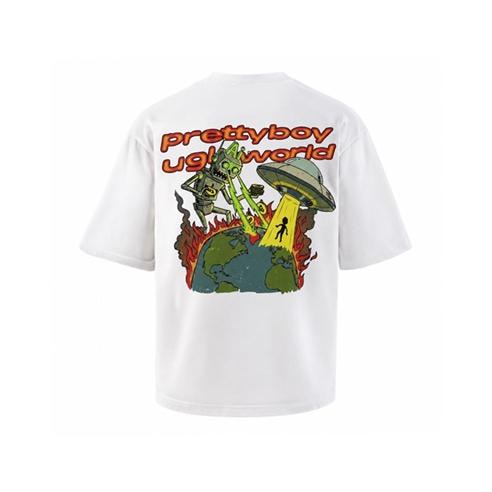 PRETTY BOY UGLY WORLD - PBUW Bitcoin T-SHIRT Mens