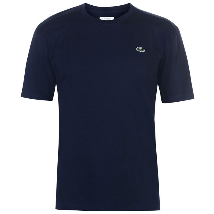 Lacoste Men's Blue Embroidered Logo T Shirt - Size 6XL