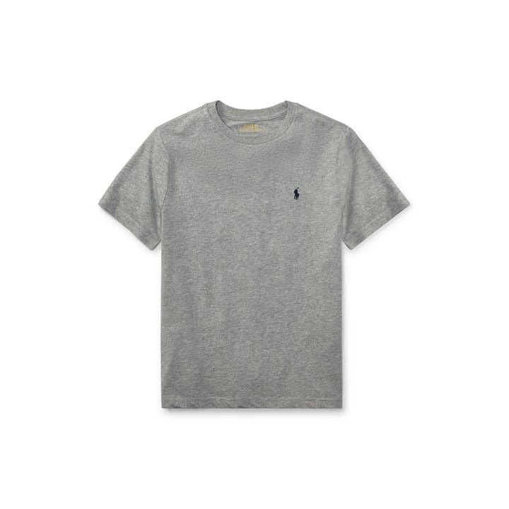 Polo Ralph Lauren Boys Grey ' Regular Fit Short Sleeve T-Shirt - 15 - 16 Years