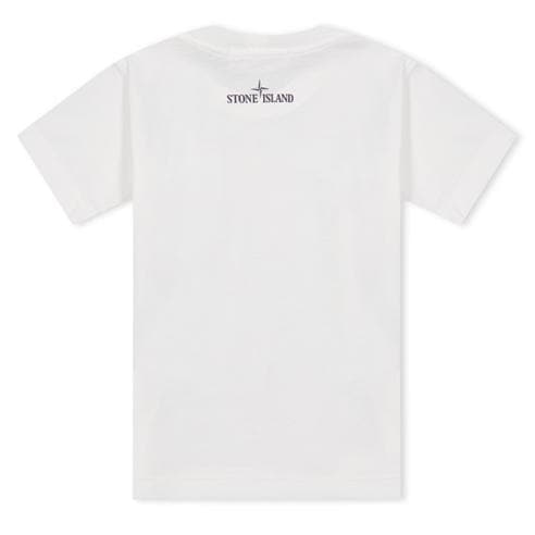 STONE ISLAND - Boys' Compass Print Cotton T-Shirt