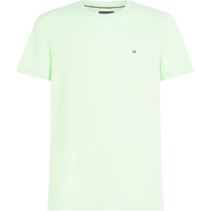 Tommy Hilfiger Mens Green Short-Sleeved T-Shirt - Large