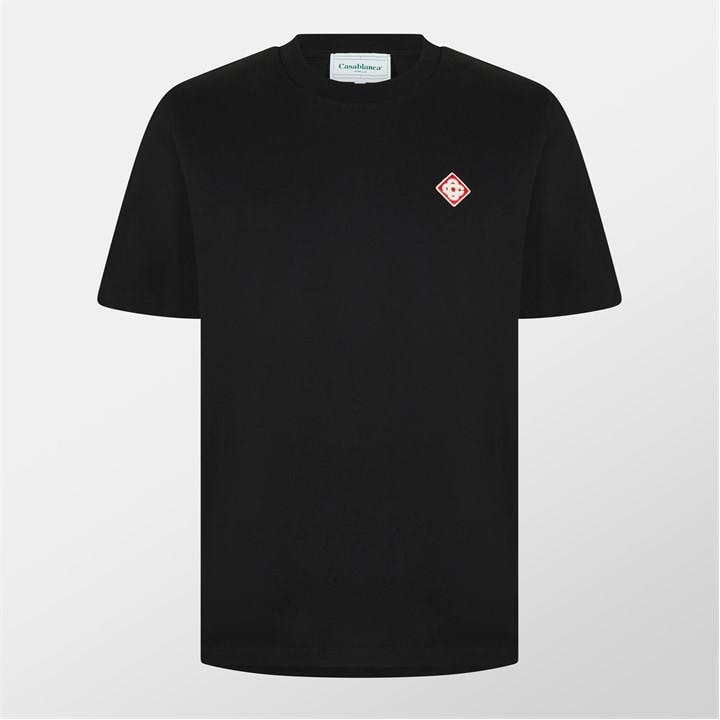 Casablanca Men's Black Classic Logo T-Shirt Extra Small