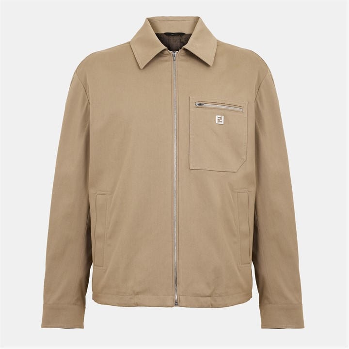 Fendi Men's Beige Ff Coach Sn54 Small