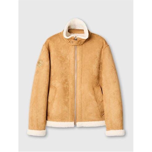 Pretty Green - Men's Ashcroft Flight Shearling Jacket