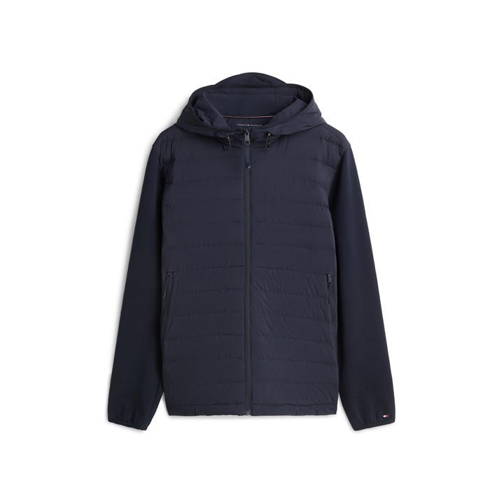 Tommy Hilfiger Men's Blue Tommy Mixmedia Jackt Sn61