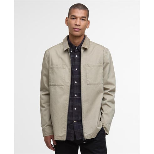 Barbour - Men's Lenker Long Sleeve Stand Collar 4 Pocket Overshirt