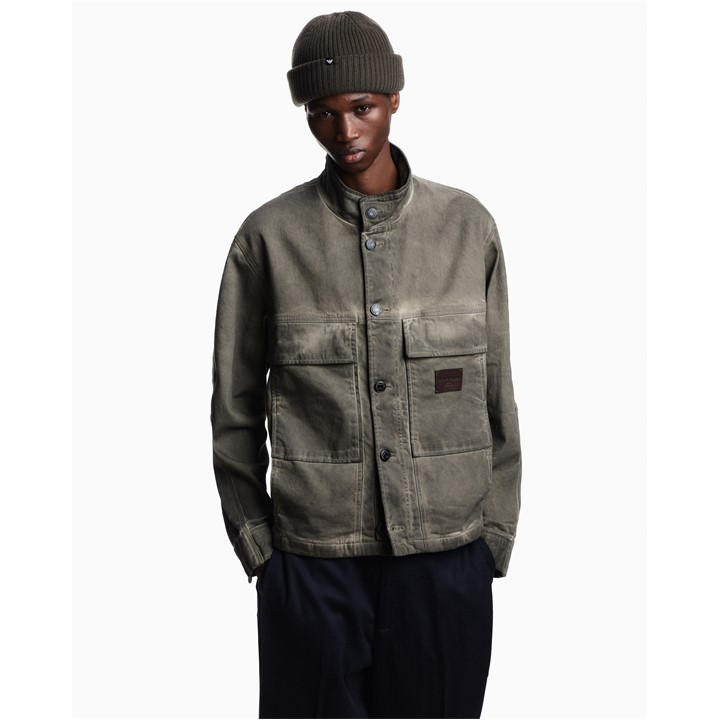 Emporio Armani Men's Grey Blouson Jacket