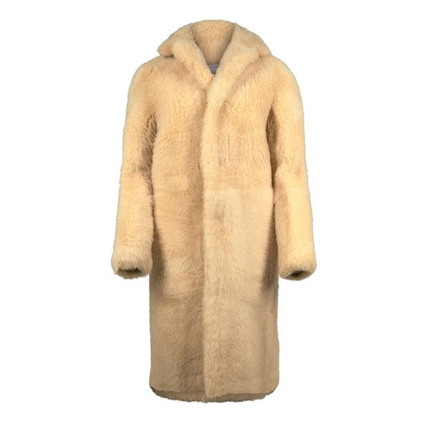 Bottega Veneta Women's Soft Plush Hidden Closure Teddy Coat