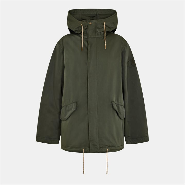 Burberry Men's Green Burb Parka Jkt Sn54 Large