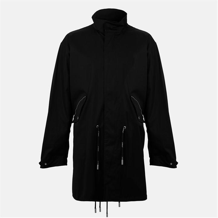 Off-white Ff Arrow Parka In Black