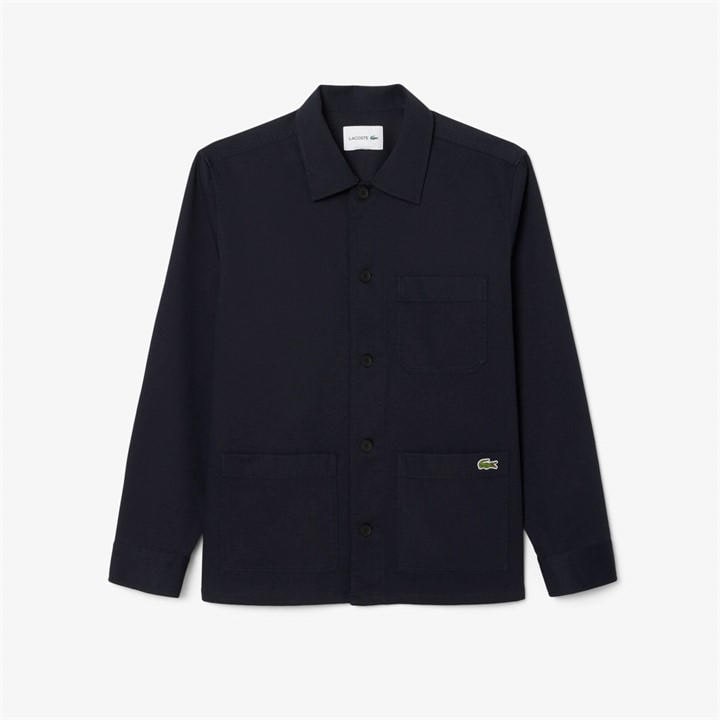 Lacoste Men's Black Overshirt Sn54 Medium