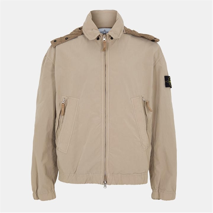 STONE ISLAND Men’s Coach Jacket – Beige STONE ISLAND Men’s Coach Jacket – Beige