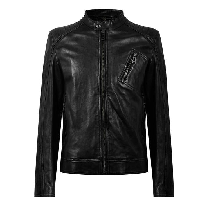Belstaff Men's Black V Racer Jacket 2XL