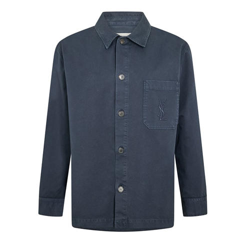 SAINT LAURENT - Men's YSL Pocket Overshirt