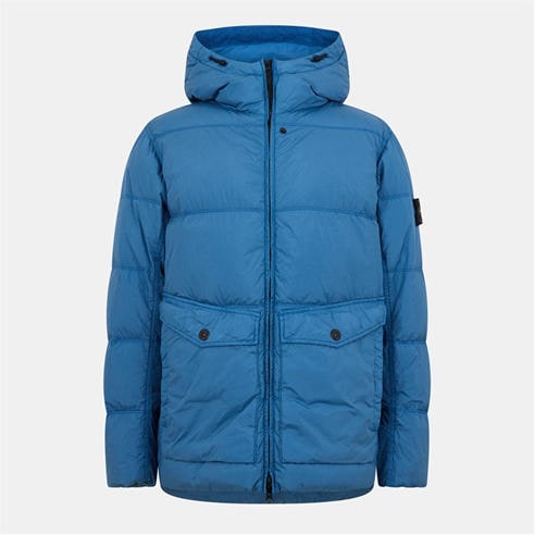 STONE ISLAND - Men's Crinkle Reps Water Resistant Windproof Down Parka