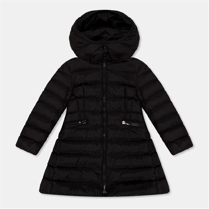 Moncler Girls Black Charpal Jkt Jn54 Size 4