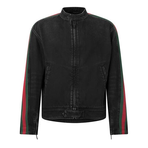 GUCCI - Gucci Web Denim Bike Sn63