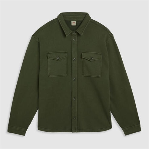 Levis - Men's Bayview Soft Worker Cotton Long-Sleeve Overshirt